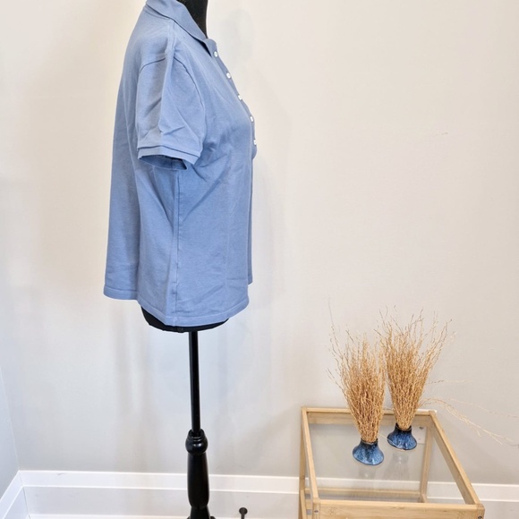 Blue Woman's Lacoste Polo Top - Picture 2 of 3
